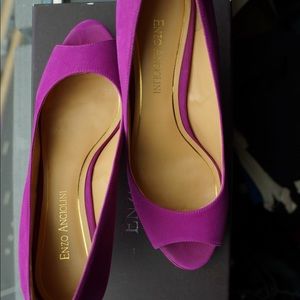 Enzo Angiolini Peep Toe Pumps